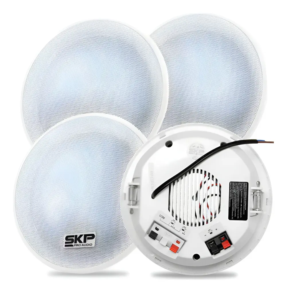 Parlante SKP SKP Install Kit X4 con bluetooth blanca